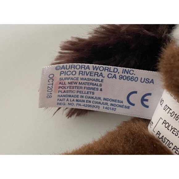 Aurora World Plush Mini Flopsie Brown Horse PAINT the Pony 8” Stuffed Animal Toy - Picture 7 of 9